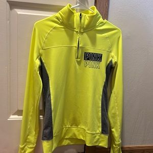Yellow athletic jacket